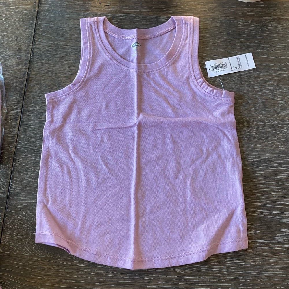 3 for $13 NWT Old Navy Toddler Tank lavender sizes